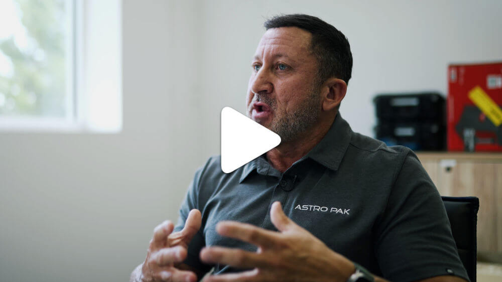 AstroPak video for industrial service and business testimonies